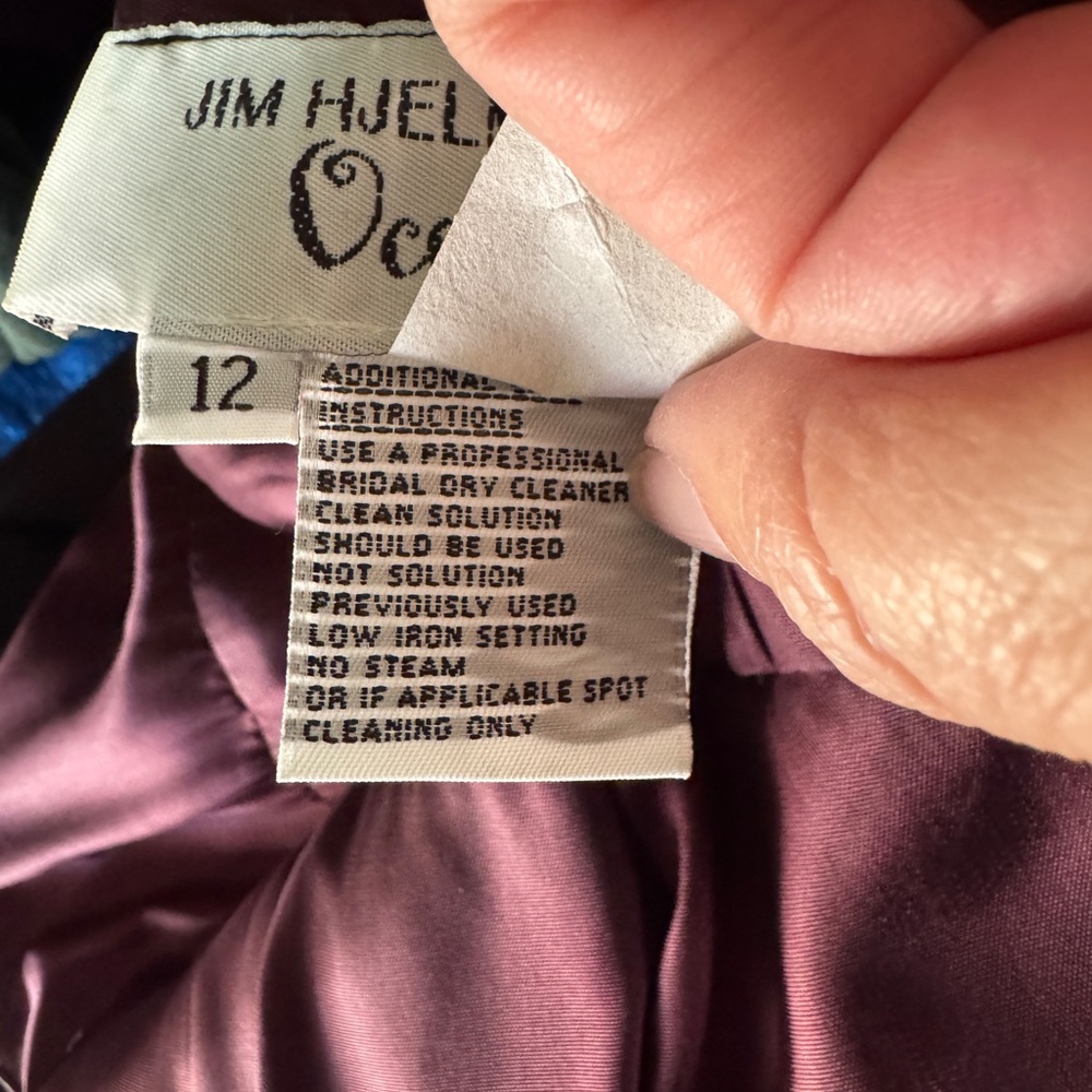 Vintage Elegant Purple Black Sleeveless Cocktail Dress - Picture 10 of 10
